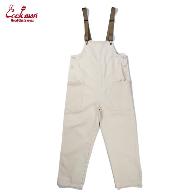 COOKMAN クックマン Fisherman's Bib Overall Denim Natural COOKMAN クックマン Fisherman's Bib Overall Denim Natural