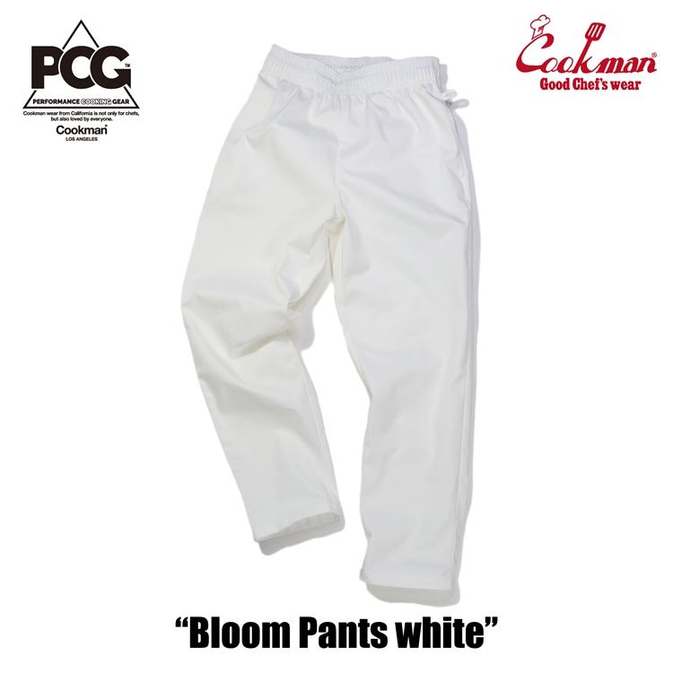 COOKMAN（クックマン） Chef Pants Bloom Pants White シェフパンツ