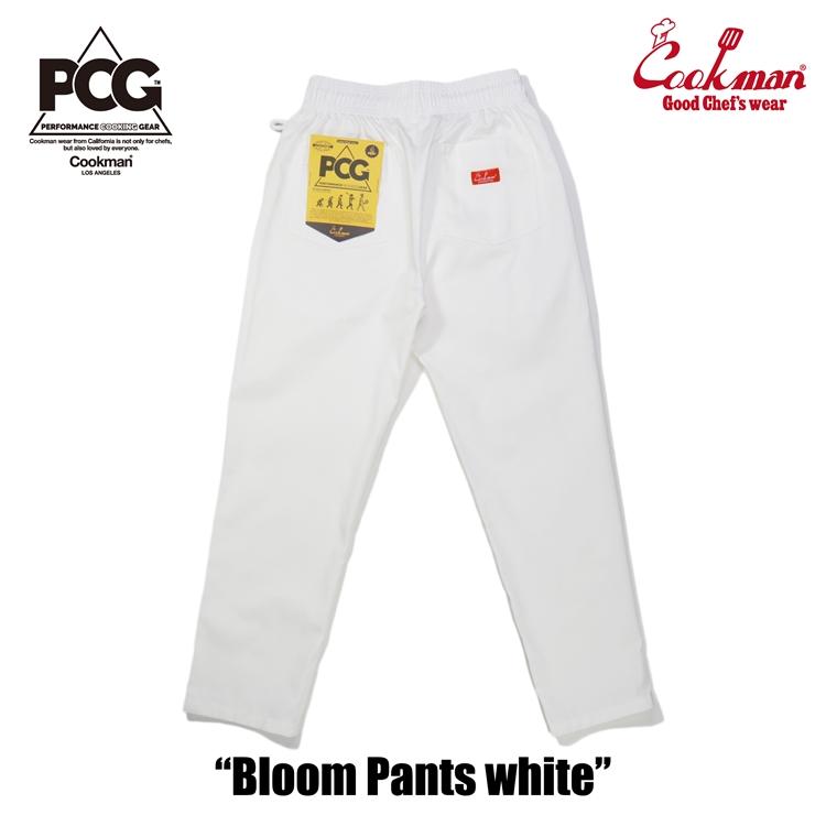 COOKMAN（クックマン） Chef Pants Bloom Pants White シェフパンツ