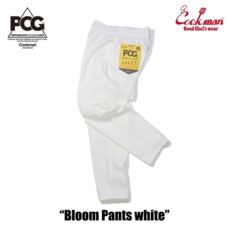 COOKMAN（クックマン） Chef Pants Bloom Pants White シェフパンツ