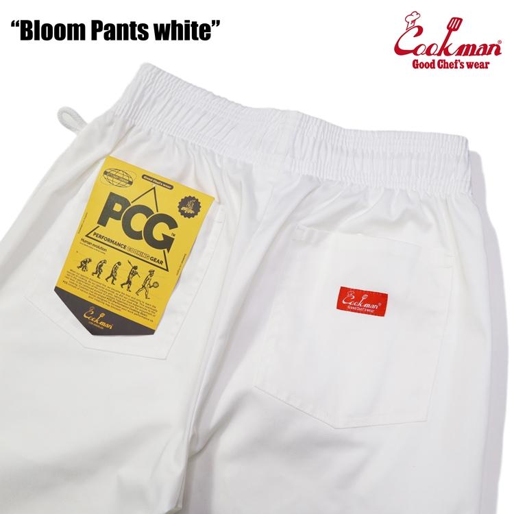 COOKMAN（クックマン） Chef Pants Bloom Pants White シェフパンツ