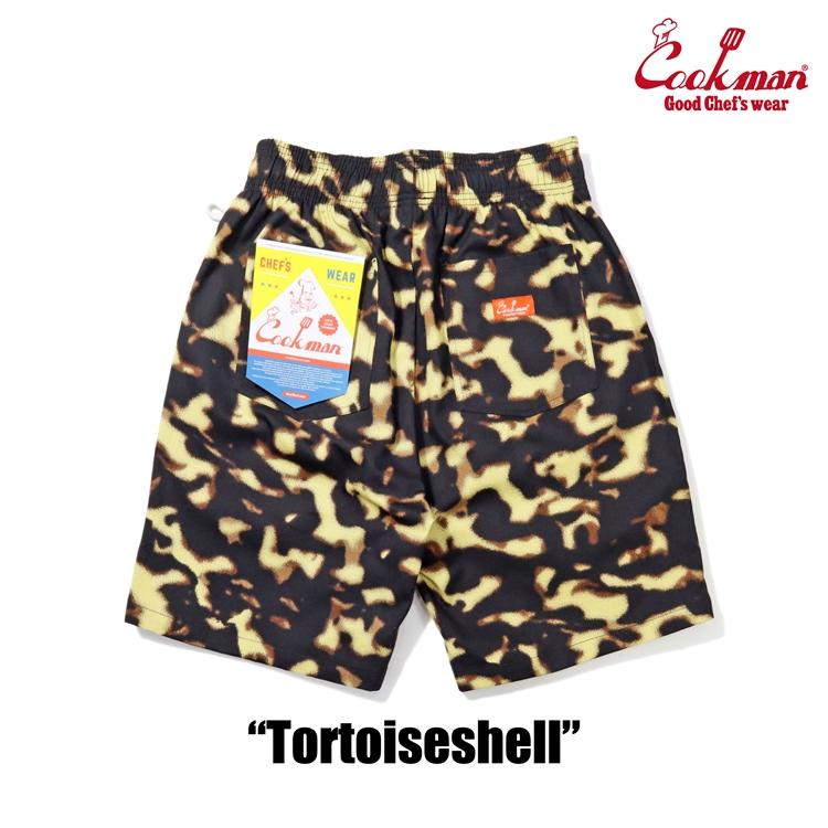 クリーニング済 希少 XL 極美品 クーティー タトゥー 総柄 ショーツ パンツ COOKMAN（クックマン） Chef Pants Short Tortoiseshell シェフパンツ