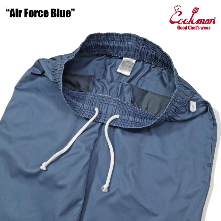 COOKMAN（クックマン） Chef Pants Short Air Force Blue シェフパンツ