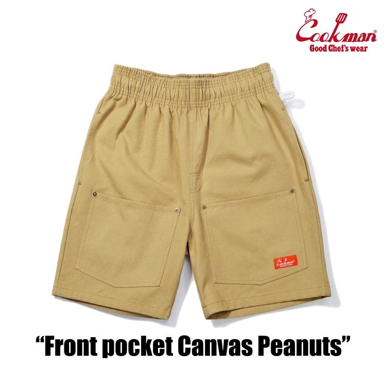 【非売品】JBAナショナルビッグマンキャンプバスパン COOKMAN（クックマン） Chef Pants Short Front pocket Canvas Peanuts