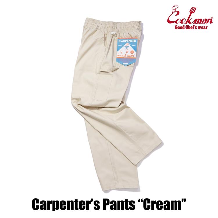 COOKMAN（クックマン） Carpenter's Pants Cream カーペンターパンツ