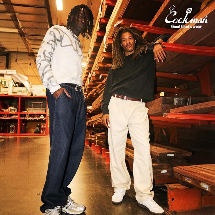 COOKMAN（クックマン） Carpenter's Pants Cream カーペンターパンツ