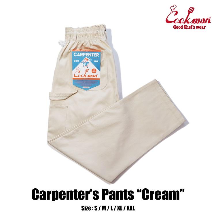 COOKMAN（クックマン） Carpenter's Pants Cream カーペンターパンツ