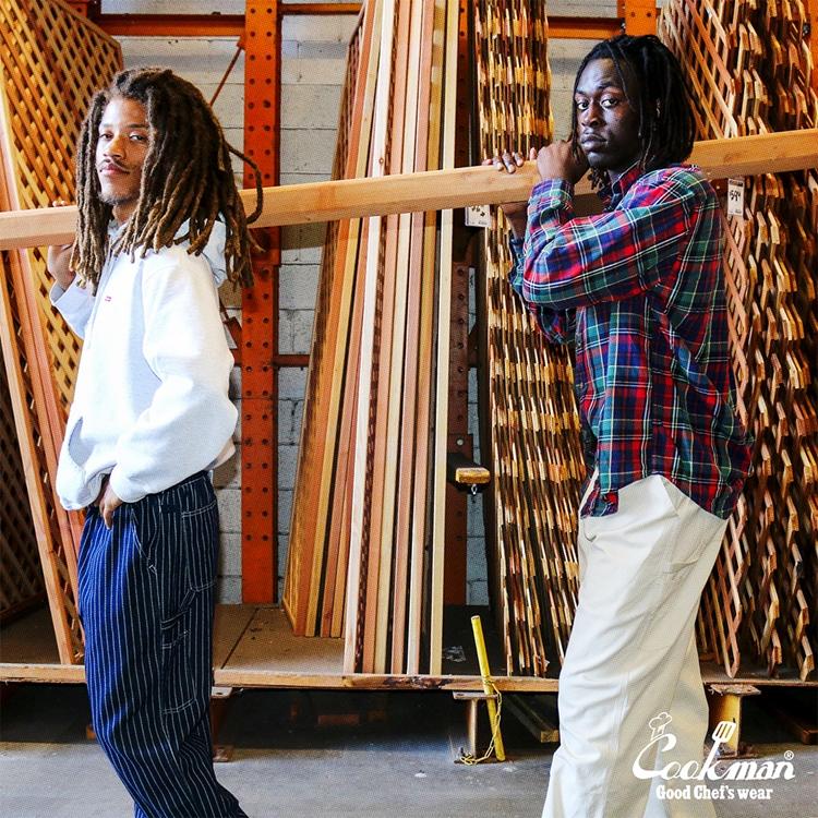 COOKMAN（クックマン） Carpenter's Pants Cream カーペンターパンツ