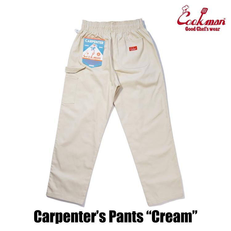 COOKMAN（クックマン） Carpenter's Pants Cream カーペンターパンツ