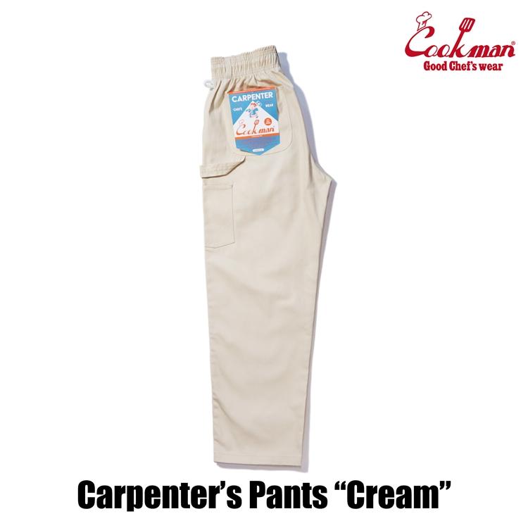 COOKMAN（クックマン） Carpenter's Pants Cream カーペンターパンツ