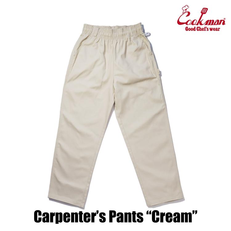 COOKMAN（クックマン） Carpenter's Pants Cream カーペンターパンツ