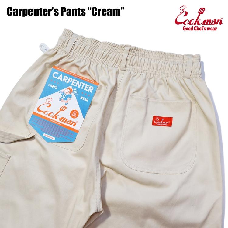 COOKMAN（クックマン） Carpenter's Pants Cream カーペンターパンツ