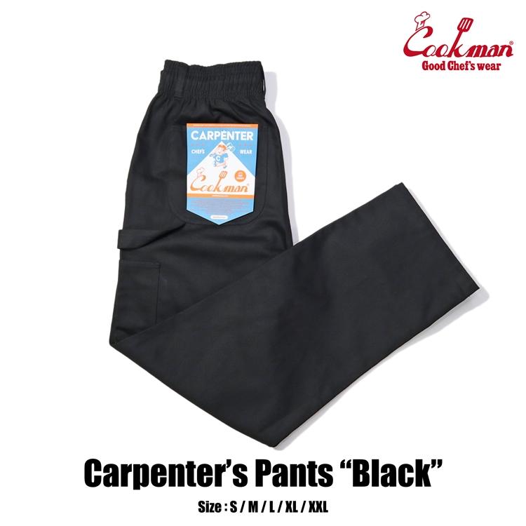 COOKMAN（クックマン） Carpenter's Pants Black カーペンターパンツ