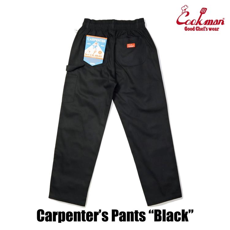 COOKMAN（クックマン） Carpenter's Pants Black カーペンターパンツ