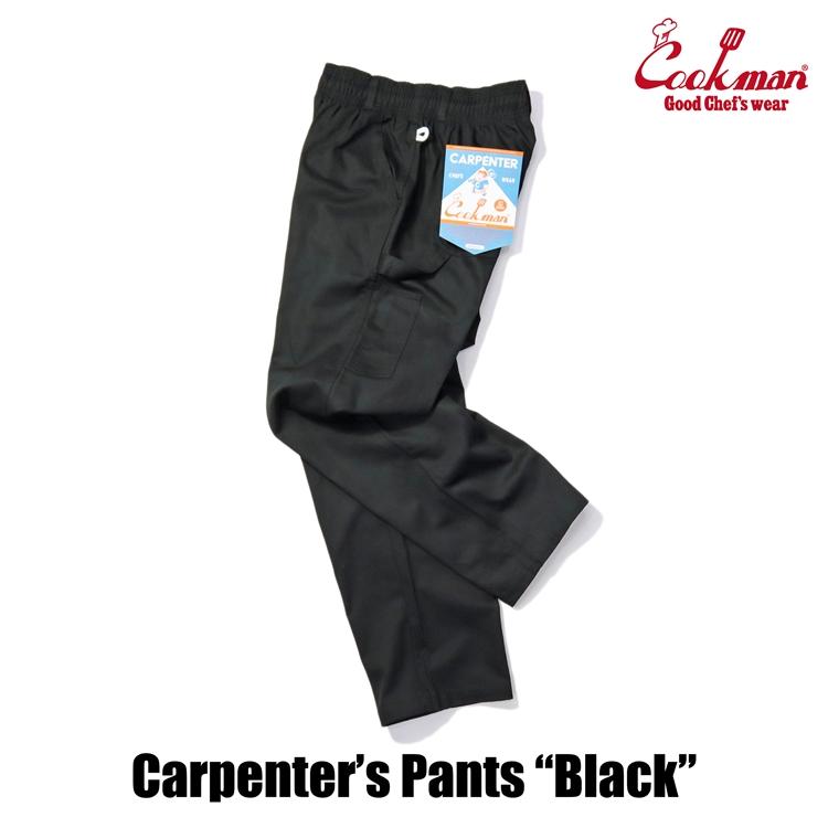 COOKMAN（クックマン） Carpenter's Pants Black カーペンターパンツ
