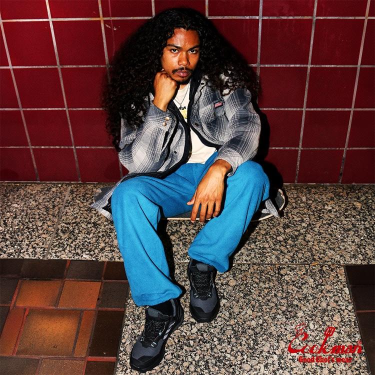 COOKMAN（クックマン） Chef Pants Fleece Turquoise シェフパンツ