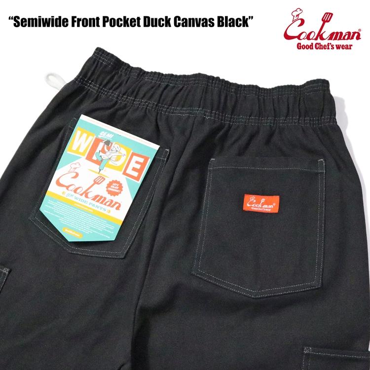COOKMAN（クックマン） Chef Pants Semiwide Front Pocket Duck Canvas
