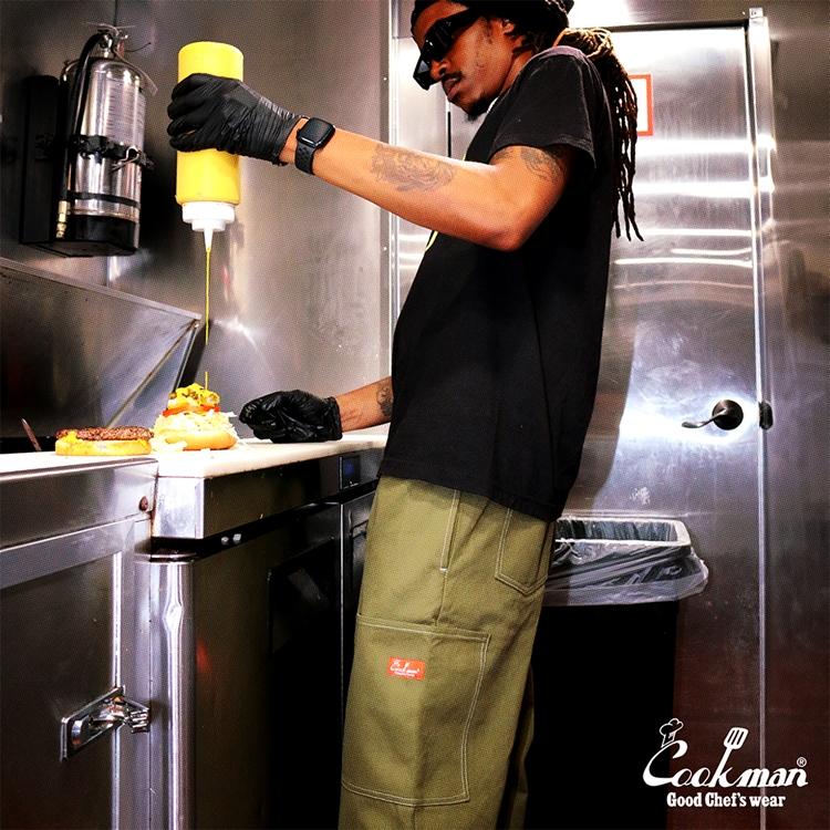 COOKMAN（クックマン） Chef Pants Semiwide Front Pocket Duck Canvas