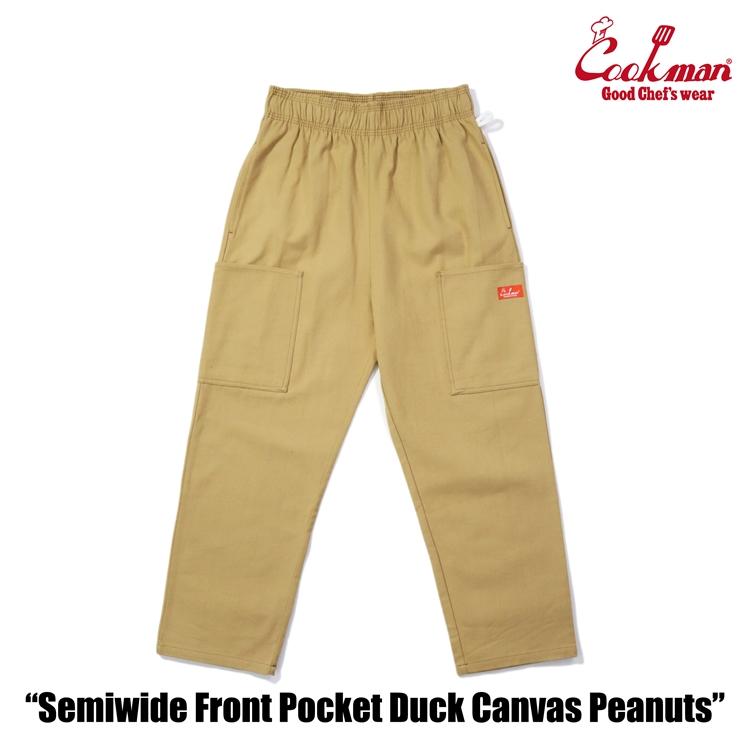COOKMAN（クックマン） Chef Pants Semiwide Front Pocket Duck Canvas