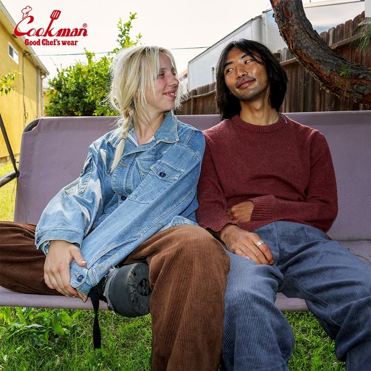 COOKMAN（クックマン） Chef Pants Semiwide Corduroy Brown シェフ