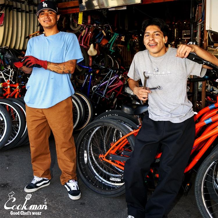 COOKMAN（クックマン） Chef Pants Semiwide Duck Canvas Brown シェフ