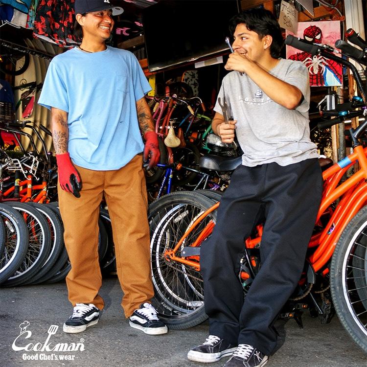 COOKMAN（クックマン） Chef Pants Semiwide Duck Canvas Brown シェフ