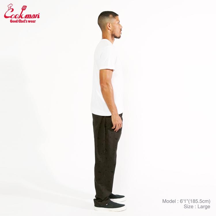 COOKMAN（クックマン） Chef Pants Sauce Splash Camo Black シェフ