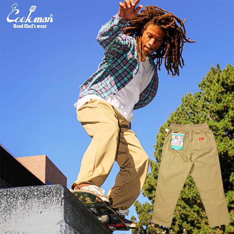 COOKMAN（クックマン） Chef Pants Semiwide Peanuts シェフパンツ