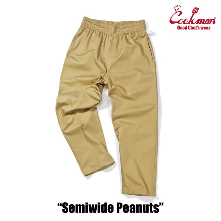 COOKMAN（クックマン） Chef Pants Semiwide Peanuts シェフパンツ
