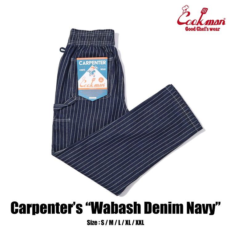 COOKMAN クックマン Carpenter's Pants Wabash Denim Navy