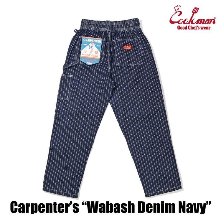 COOKMAN（クックマン） Carpenter's Pants Wabash Denim Navy