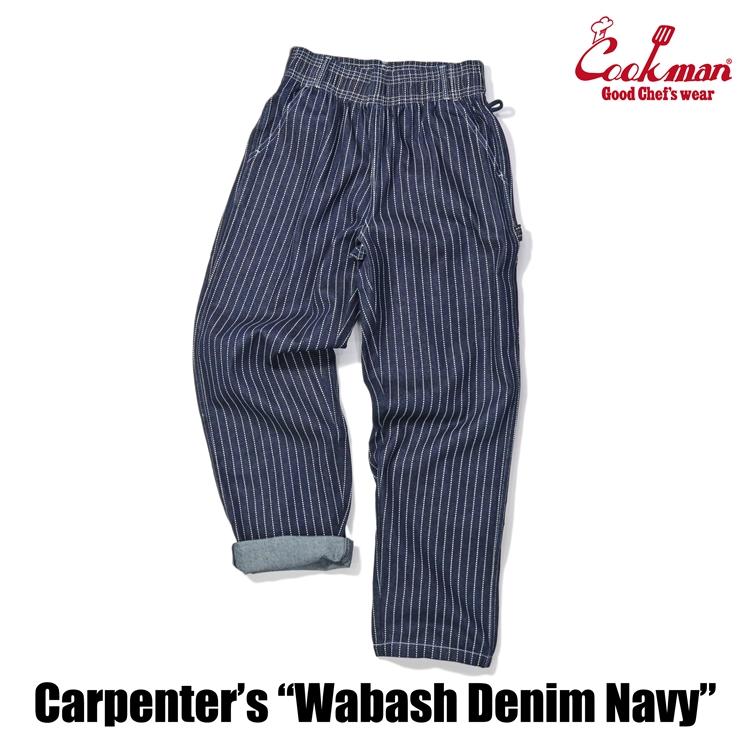 COOKMAN（クックマン） Carpenter's Pants Wabash Denim Navy