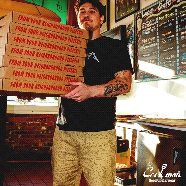 COOKMAN（クックマン） Chef Pants Big Bear Sand シェフパンツ