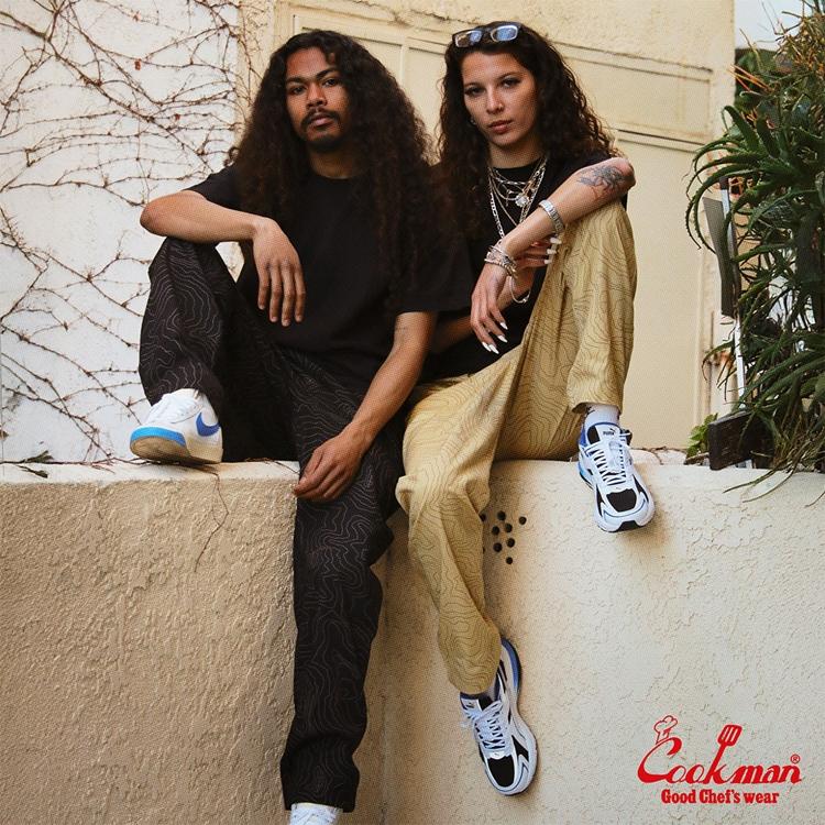 COOKMAN（クックマン） Chef Pants Big Bear Sand シェフパンツ