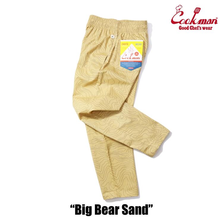 COOKMAN（クックマン） Chef Pants Big Bear Sand シェフパンツ