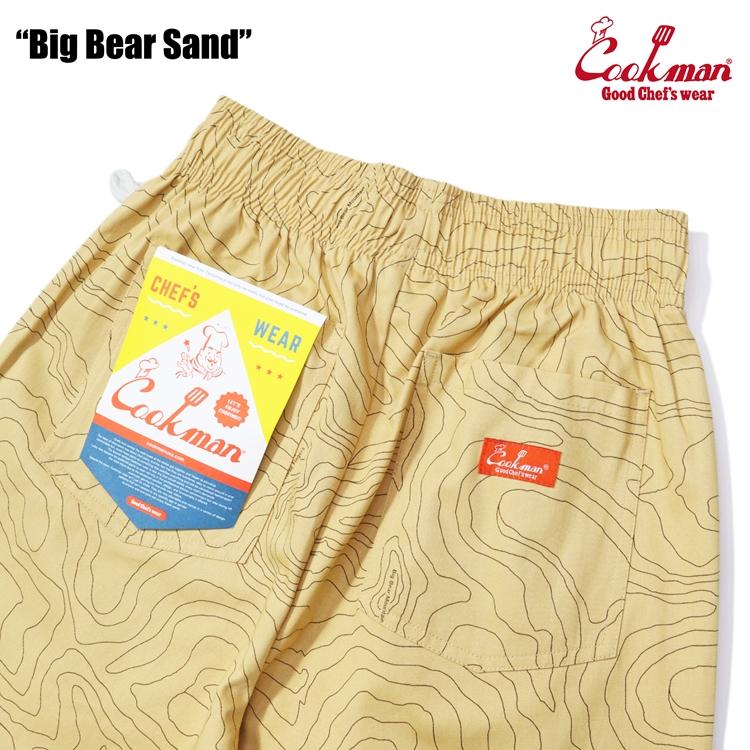 COOKMAN（クックマン） Chef Pants Big Bear Sand シェフパンツ