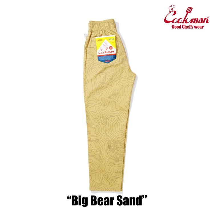 COOKMAN（クックマン） Chef Pants Big Bear Sand シェフパンツ