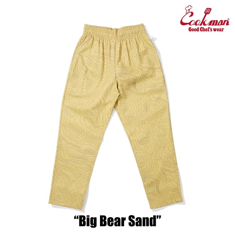 COOKMAN（クックマン） Chef Pants Big Bear Sand シェフパンツ