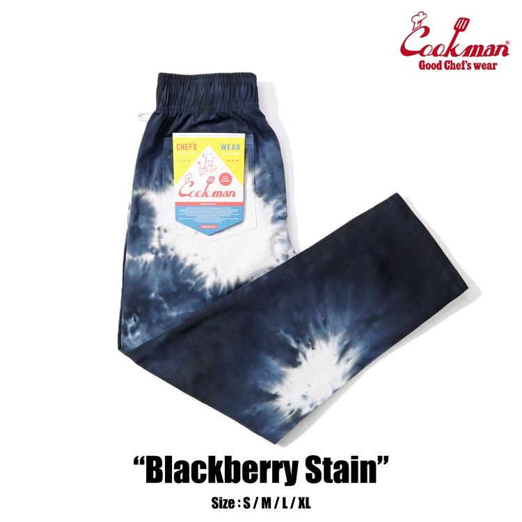 COOKMAN（クックマン） Chef Pants Blackberry Stain シェフパンツ