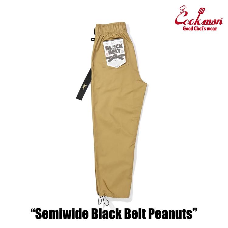 COOKMAN（クックマン） クックマンChef Pants Semiwide Black Belt