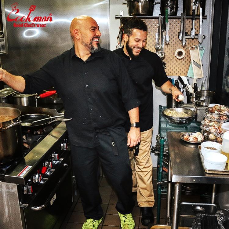 COOKMAN（クックマン） クックマンChef Pants Semiwide Black Belt