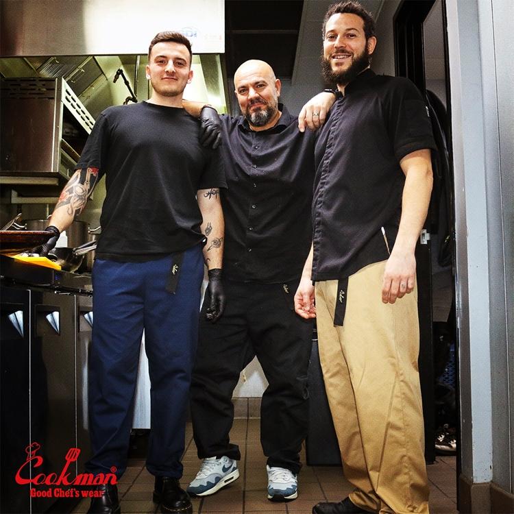 COOKMAN（クックマン） クックマンChef Pants Semiwide Black Belt