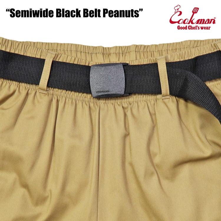 COOKMAN（クックマン） クックマンChef Pants Semiwide Black Belt