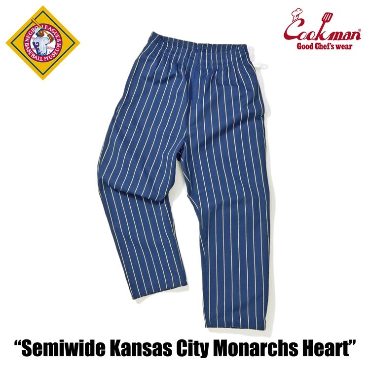 COOKMAN（クックマン） Chef Pants Kansas City Monarchs Heart シェフ