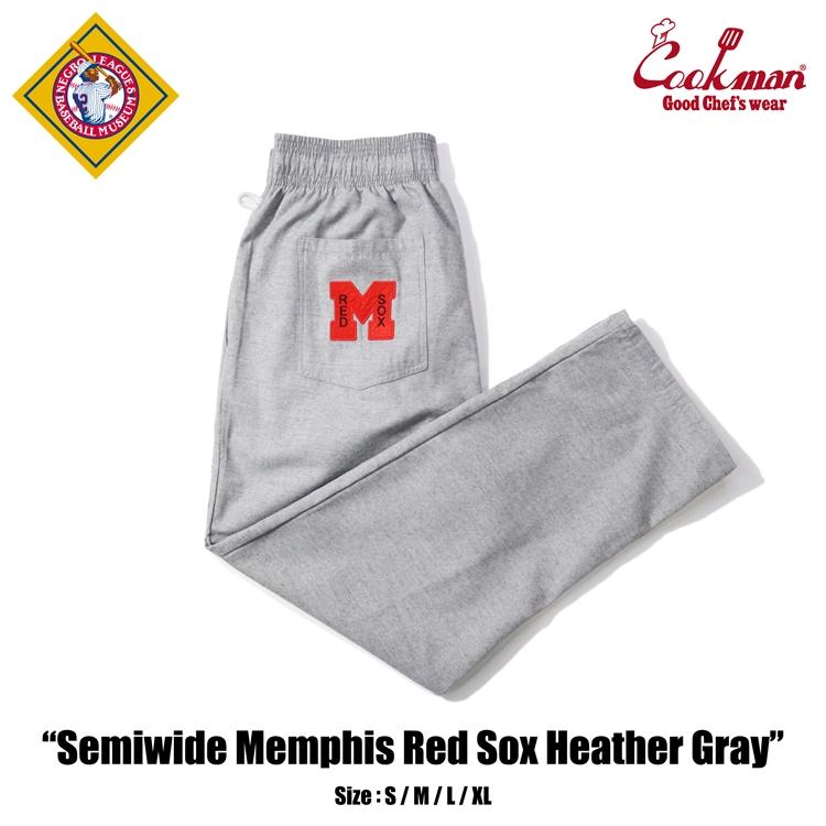 COOKMAN クックマン Chef Pants Semiwide Memphis Red Sox COOKMAN クックマン Chef Pants Semiwide Memphis Red Sox