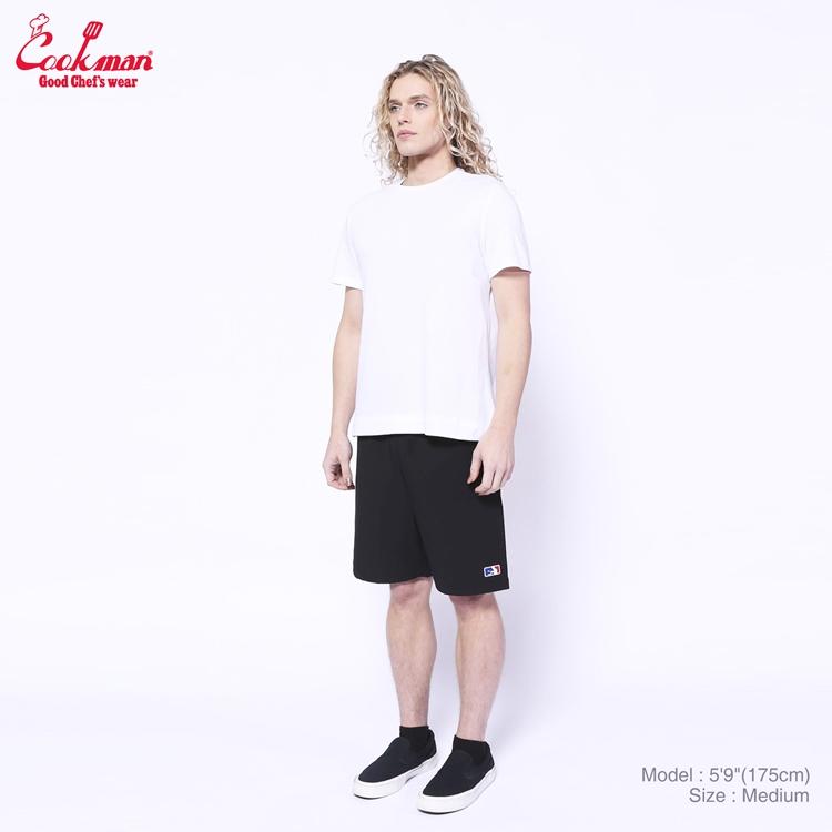 COOKMAN（クックマン） Chef Pants Short Light Chef Hat LA Black