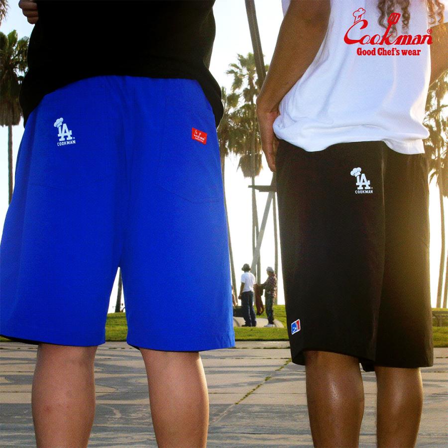 COOKMAN（クックマン） Chef Pants Short Light Chef Hat LA Black