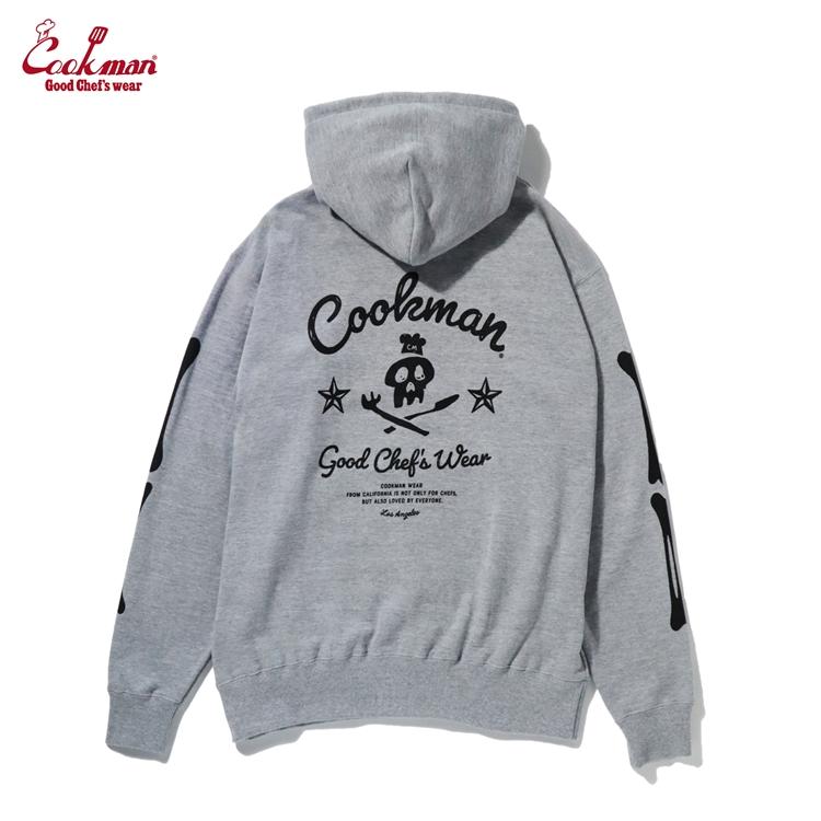 COOKMAN クックマン Zip Hoodie Skull ジップ フーディー スカル