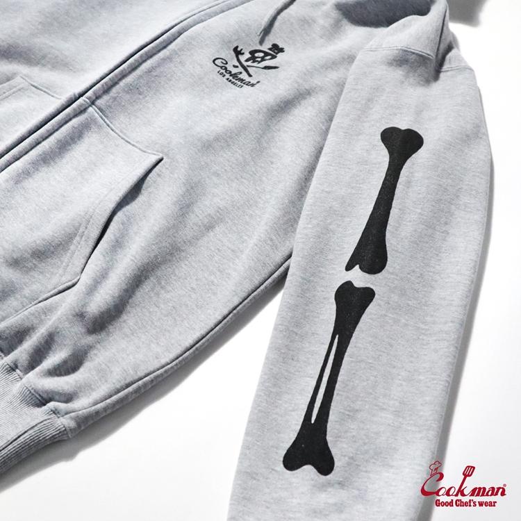 COOKMAN クックマン Zip Hoodie Skull ジップ フーディー スカル