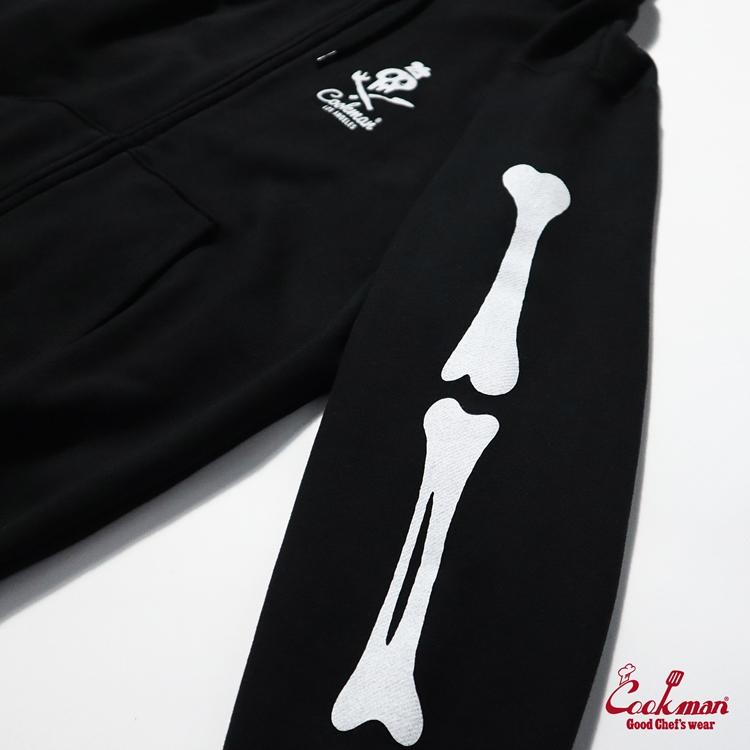 COOKMAN クックマン Zip Hoodie Skull ジップ フーディー スカル